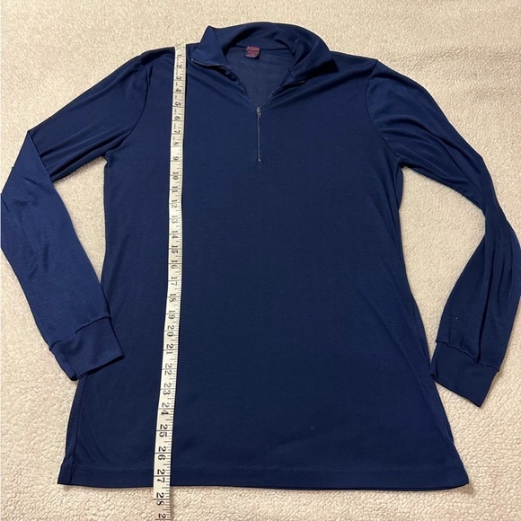 VTG Patagonia Navy Blue Capilene Half Zip Base Layer Pull-Over Long Sleeve - Picture 5 of 9